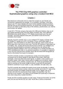 The FTDI Chip EVE graphics controller: Sophisticated graphics