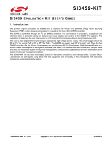 Si3459-KIT User`s Guide