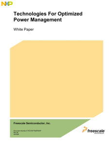 Technologies For Optimized Power Management