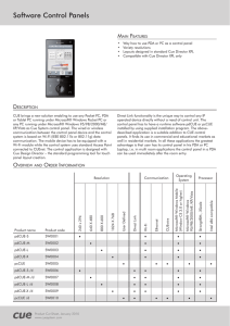 Software Control Panels