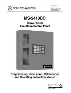 MS-2410BC - Fire-Lite Alarms by Honeywell