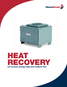 Heat Recovery Brochure - Cleaver