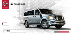 nv® passenger - Nissan Commercial Vehicles