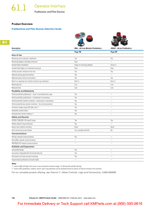 Pushbutton and Pilot Devices