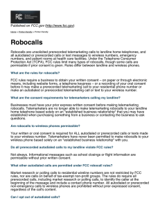 Robocalls - PerformLine