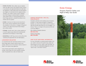 Propane Pipeline Safety and Right-of-Way Use Guide