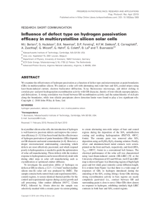 Influence of defect type on hydrogen passivation efficacy in