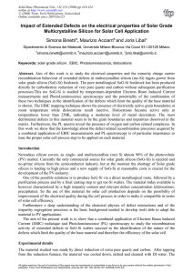 Impact of Extended Defects on the electrical properties of