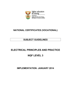 electrical principles and practice nqf level 3