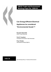 Can Energy-Efficient Electrical Appliances be considered