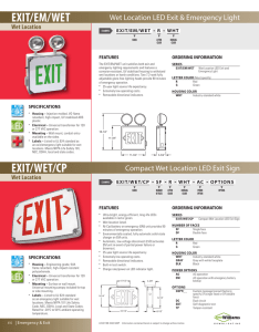 EXIT/EM/WET EXIT/WET/CP