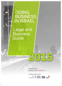 DOING BUSINESS IN ISRAEL