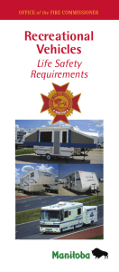 Recreational Vehicles – Life Safety Requirements