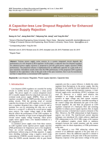 A Capacitor-less Low Dropout Regulator for Enhanced Power