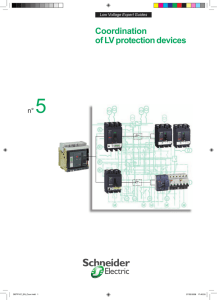 Coordination of LV protection devices - engineering site