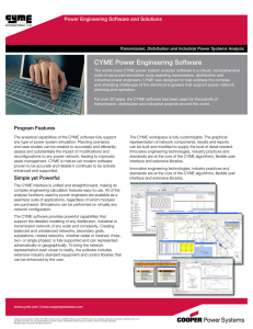 CYME Power Engineering Software