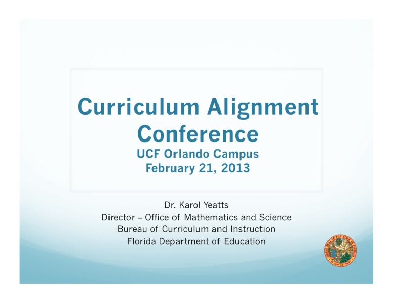 FLDOE Curriculum Alignment