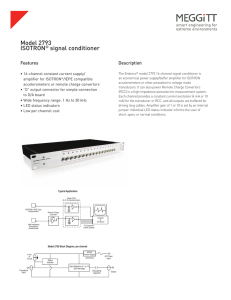 Model 2793 ISOTRON® signal conditioner