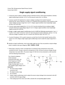 Single supply signal conditioning