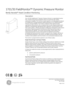 1701/30 FieldMonitor™ Dynamic Pressure Monitor