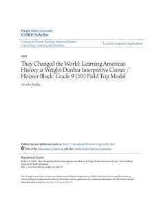 They Changed the World: Learning American