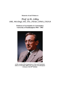 Prof. Geoffrey Lilley OBE