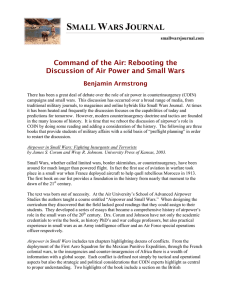Rebooting the Discussion of Air Power and Small Wars