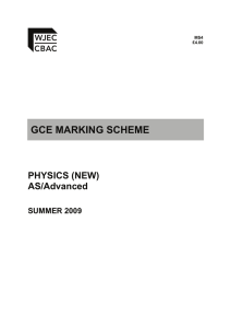 gce marking scheme