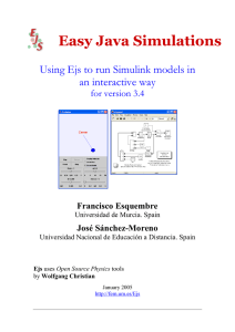 Easy Java Simulations - Universidad de Murcia