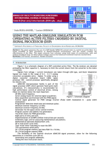 using the matlab-simulink simulation for operating active filters