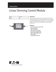 TD503075EN-Linear Dimming Control Module Spec Sheet