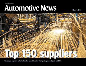 2009 Top 150 North America Suppliers 5-24