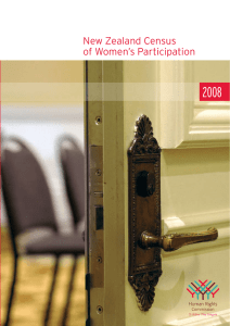 New Zealand Census of Women`s Participation