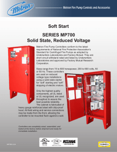Soft Start SERIES MP700 Solid State, Reduced Voltage