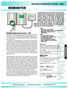 MHS Specification Sheet