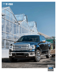 2013 Ford F-150 Brochure