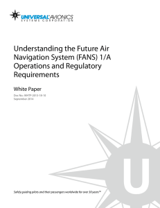 Understanding the Future Air Navigation System (FANS)