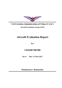 Aircraft Evaluation Report