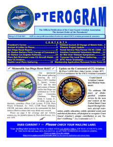 Recap in Pterogram - Coast Guard Aviation Association