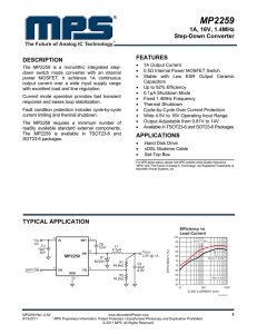 MP2259 - Monolithic Power System