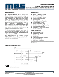 MP6231/MP6232 - Monolithic Power System
