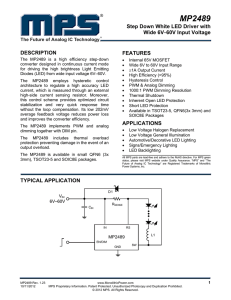 MP2489 - Monolithic Power System