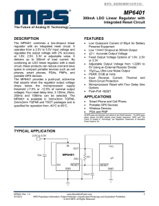 MP6401 - Monolithic Power System