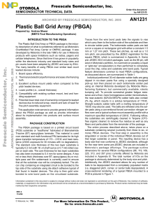 Plastic Ball Grid Array (PBGA)