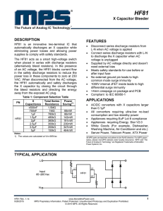 HF81 - Monolithic Power System