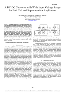 A DC-DC Converter with Wide Input Voltage Range for