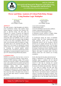 Power and Delay Analysis of Critical Path Delay Design