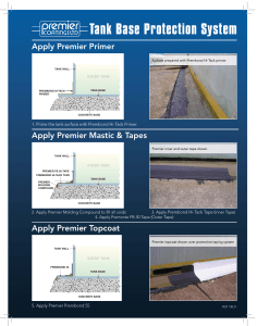 Premier Coatings Tank Base Protection System Spec