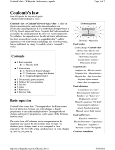 Coulomb`s law - BrainMaster Technologies Inc.