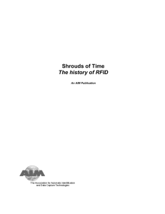 Shrouds of Time - The History of RFID
